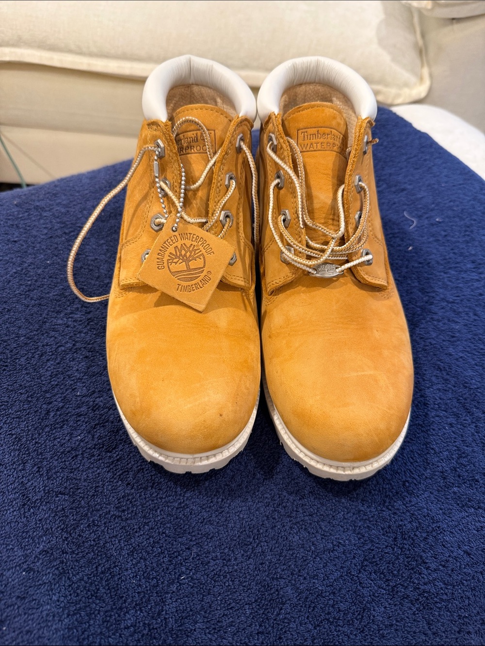 Timberland Wheat Nubuck Classic Waterproof Work Boots